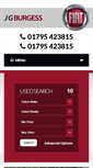 Mobile Screenshot of burgessfiat.co.uk